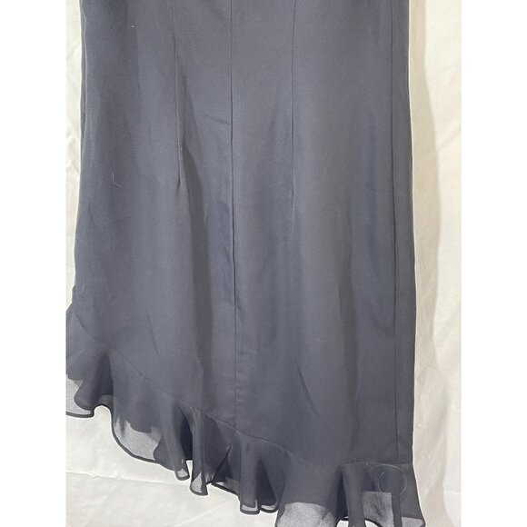 Chelsea Niles Women's black sleeveless dress lined zipper side sleeveless READ - Picture 7 of 7